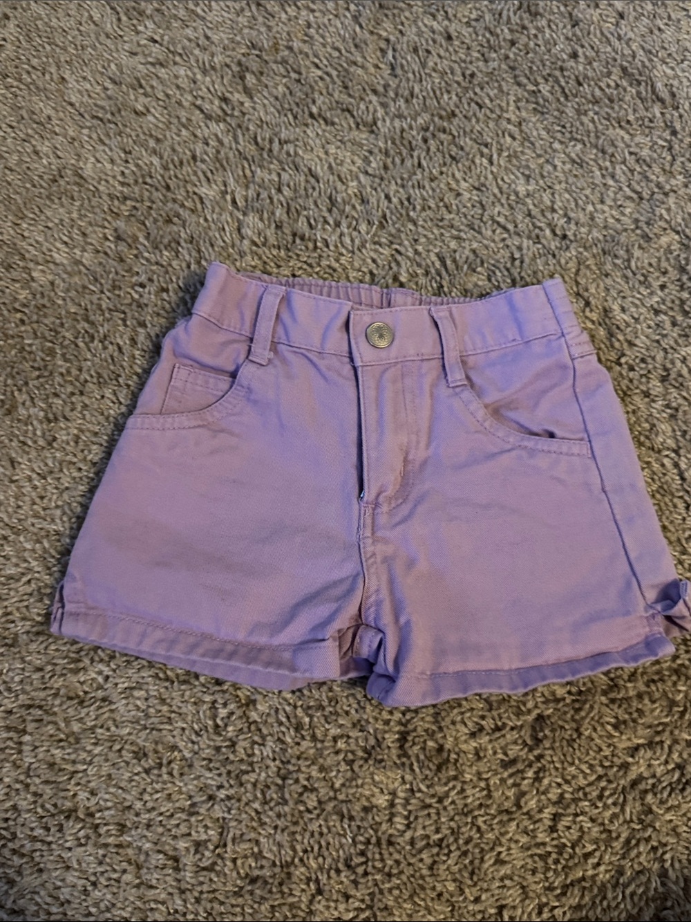 Purple shorts 100% cotton 4T